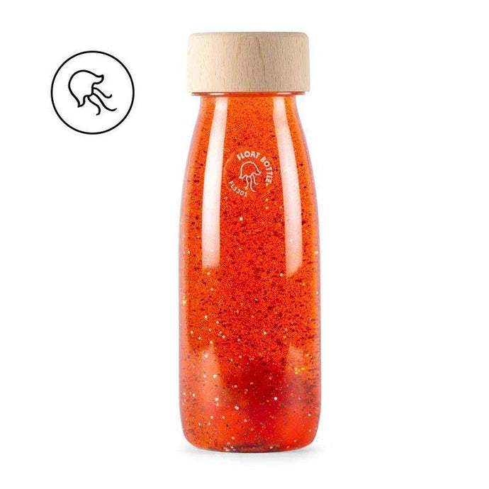 Petit Boum Float Sensory Bottle - Orange