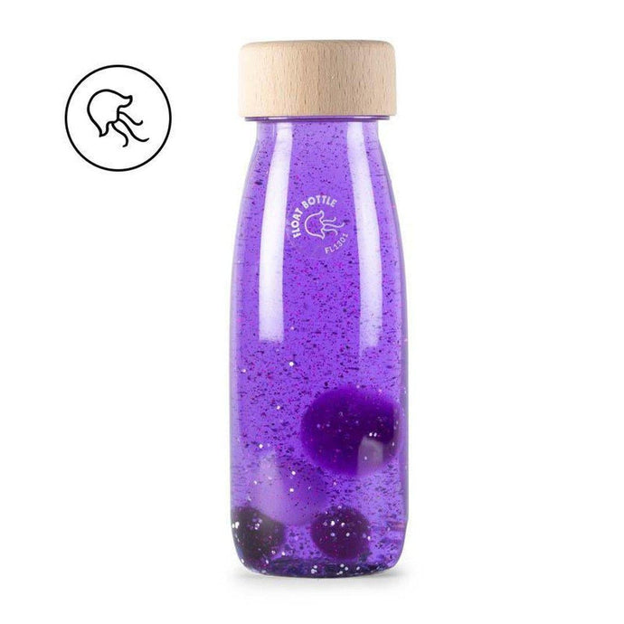Petit Boum Float Sensory Bottle - Purple