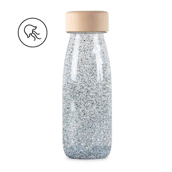 Petit Boum Float Sensory Bottle - Silver