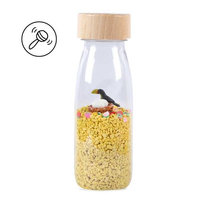 Petit Boum Toucan Sound Sensory Bottle